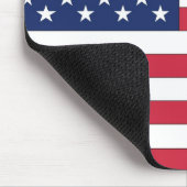 Amerikaanse vlag. Verenigde Staten van Amerika Muismat (Hoek)