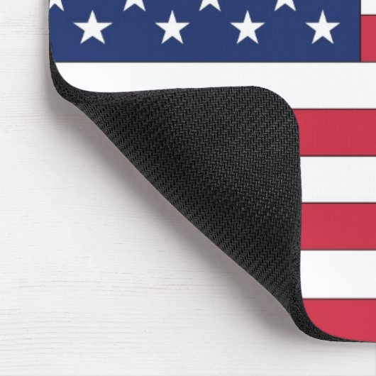 Amerikaanse vlag. Verenigde Staten van Amerika Muismat (Hoek)