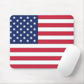 Amerikaanse vlag. Verenigde Staten van Amerika Muismat (Met muis)