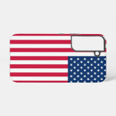 Amerikaanse vlag - Verenigde Staten van Amerika -  Samsung Galaxy Hoesje (Achterkant horizontaal)