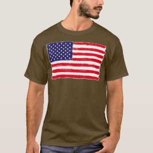 Amerikaanse vlag Verenigde Staten van Amerika T-shirt