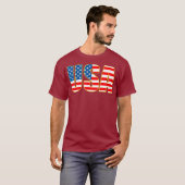 Amerikaanse vlag Verenigde Staten van Amerika T-shirt (Voorkant volledig)