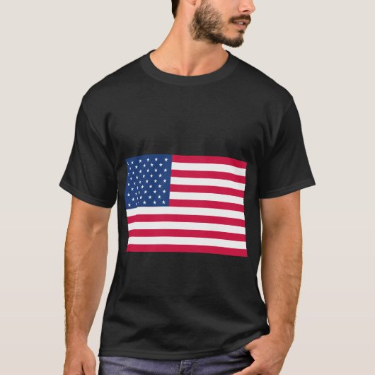 Amerikaanse vlag Verenigde Staten van Amerika T-shirt (Voorkant)