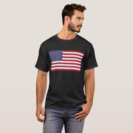 Amerikaanse vlag - Verenigde Staten van Amerika T-shirt (Voorkant volledig)