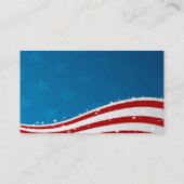 Amerikaanse vlag Verenigde Staten Visitekaartje (Achterkant)