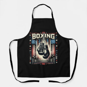 Amerikaanse vlag verhit - Boxer  bo Schort