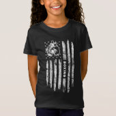 Amerikaanse vlag verhit - Boxer  bo T-shirt (Voorkant)