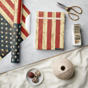 Amerikaanse vlag  verhit cadeaupapier
