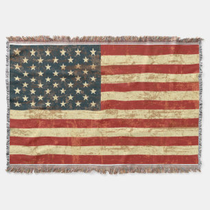 Amerikaanse vlag verhit deken