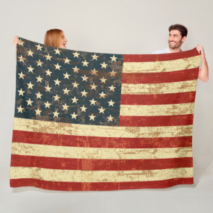 Amerikaanse vlag verhit fleece deken