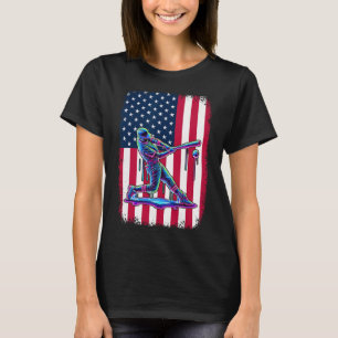 Amerikaanse vlag Verkoop Speler T Patriotic 4th of T-shirt