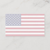 Amerikaanse vlag versie 5 visitekaartje (Achterkant)