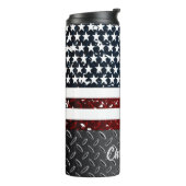 Amerikaanse vlag versteld thermosbeker (Gedraaid links)