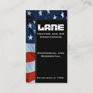Amerikaanse vlag Verticale sidebar Visitekaartje