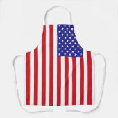 Amerikaanse vlag Verticale sterren en Stripes Patr Schort (Voorkant)