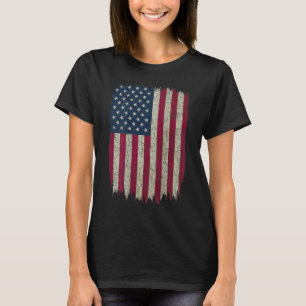 Amerikaanse vlag vervormd design op Amerikaanse a T-shirt