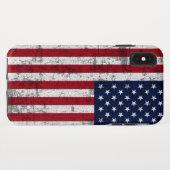 Amerikaanse Vlag Vervuild Case-Mate iPhone Case (Achterkant (horizontaal))