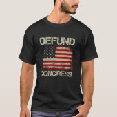  Amerikaanse vlag verwerpt Congres T-shirt (Voorkant)