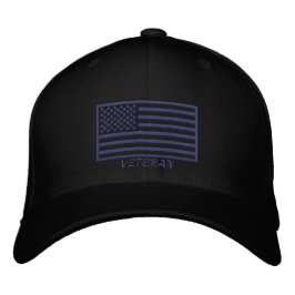 Amerikaanse vlag - veteraan - Draag Geborduurde Pet