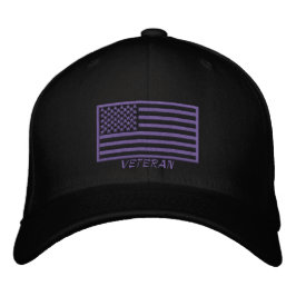 Amerikaanse vlag - veteraan - Draag Geborduurde Pet