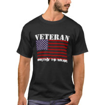 Amerikaanse vlag - veteraan - Draag