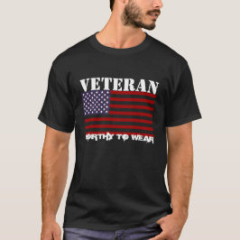Amerikaanse vlag - veteraan - Draag T-shirt