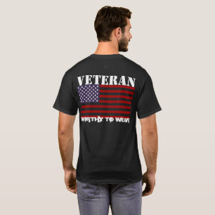 Amerikaanse vlag - veteraan - Draag T-shirt