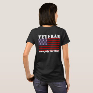 Amerikaanse vlag - veteraan - Draag T-shirt
