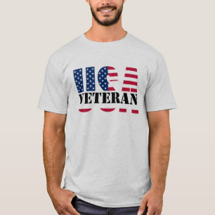 Amerikaanse vlag Veteraan T-shirt