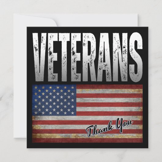 AMERIKAANSE VLAG VETERANEN BEDANKT 4 JULI  (Voorkant)