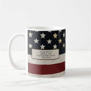 Amerikaanse vlag Veteranendag Koffiemok