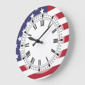 Amerikaanse vlag - vier juli - Klassiek Grote Klok (Hoek)