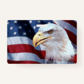 Amerikaanse vlag Vierde juli Badge (Achterkant)