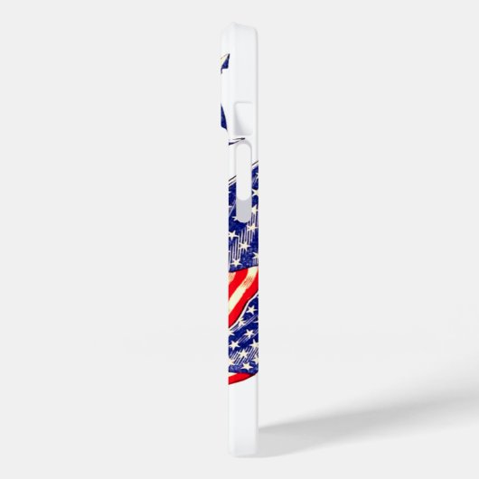 Amerikaanse vlag, vierde juli Case-Mate iPhone Case (Achterkant / Links)