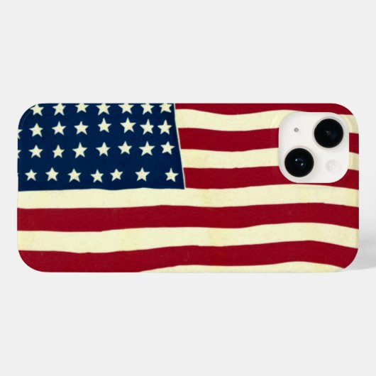 Amerikaanse vlag, vierde juli Case-Mate iPhone Case (Achterkant (horizontaal))