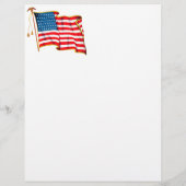  Amerikaanse vlag, vierde juli Flyer (Achterkant)