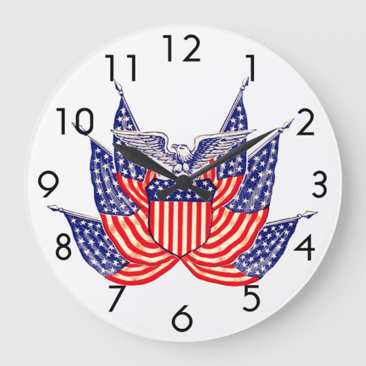  Amerikaanse vlag, vierde juli Grote Klok (Voorkant)