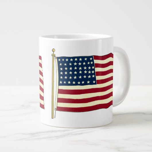  Amerikaanse vlag, vierde juli Grote Koffiekop (Voorkant rechts)