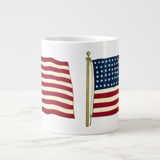  Amerikaanse vlag, vierde juli Grote Koffiekop (Voorkant)