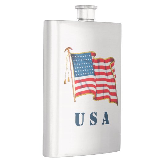 Amerikaanse vlag, vierde juli Heupfles (Rechts)