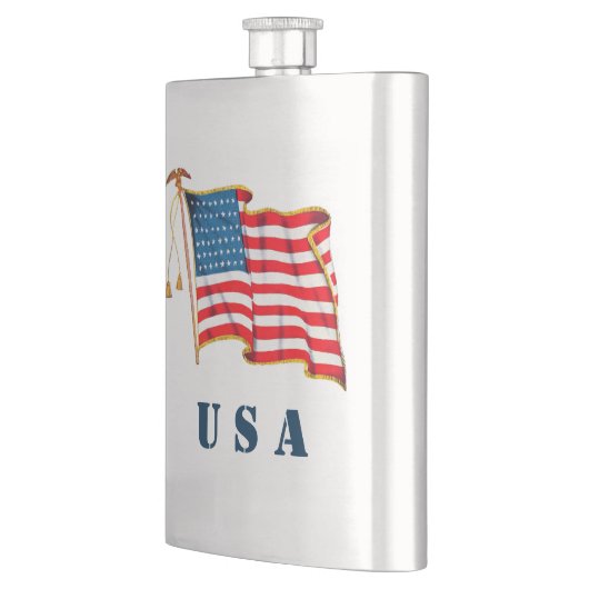  Amerikaanse vlag, vierde juli Heupfles (Links)