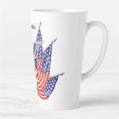  Amerikaanse vlag, vierde juli Latte Mok (Rechts)