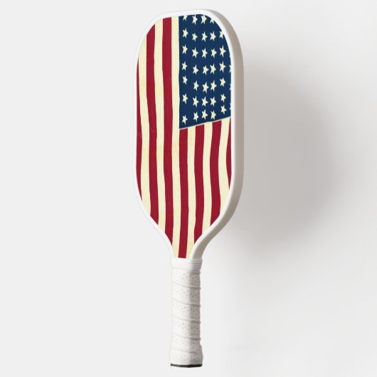Amerikaanse vlag, vierde juli Pickleball Paddle (Links)