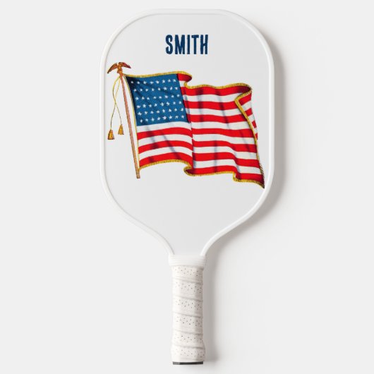 Amerikaanse vlag, vierde juli Pickleball Paddle (Voorkant)