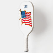 Amerikaanse vlag, vierde juli Pickleball Paddle (Links)