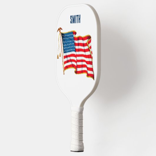 Amerikaanse vlag, vierde juli Pickleball Paddle (Links)