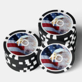 Amerikaanse vlag Vierde juli Poker Chips (Opstapeling)