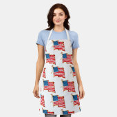  Amerikaanse vlag, vierde juli Schort (Gedragen)