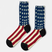  Amerikaanse vlag, vierde juli Sokken (Links)