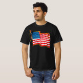 Amerikaanse vlag, vierde juli T-shirt (Voorkant volledig)